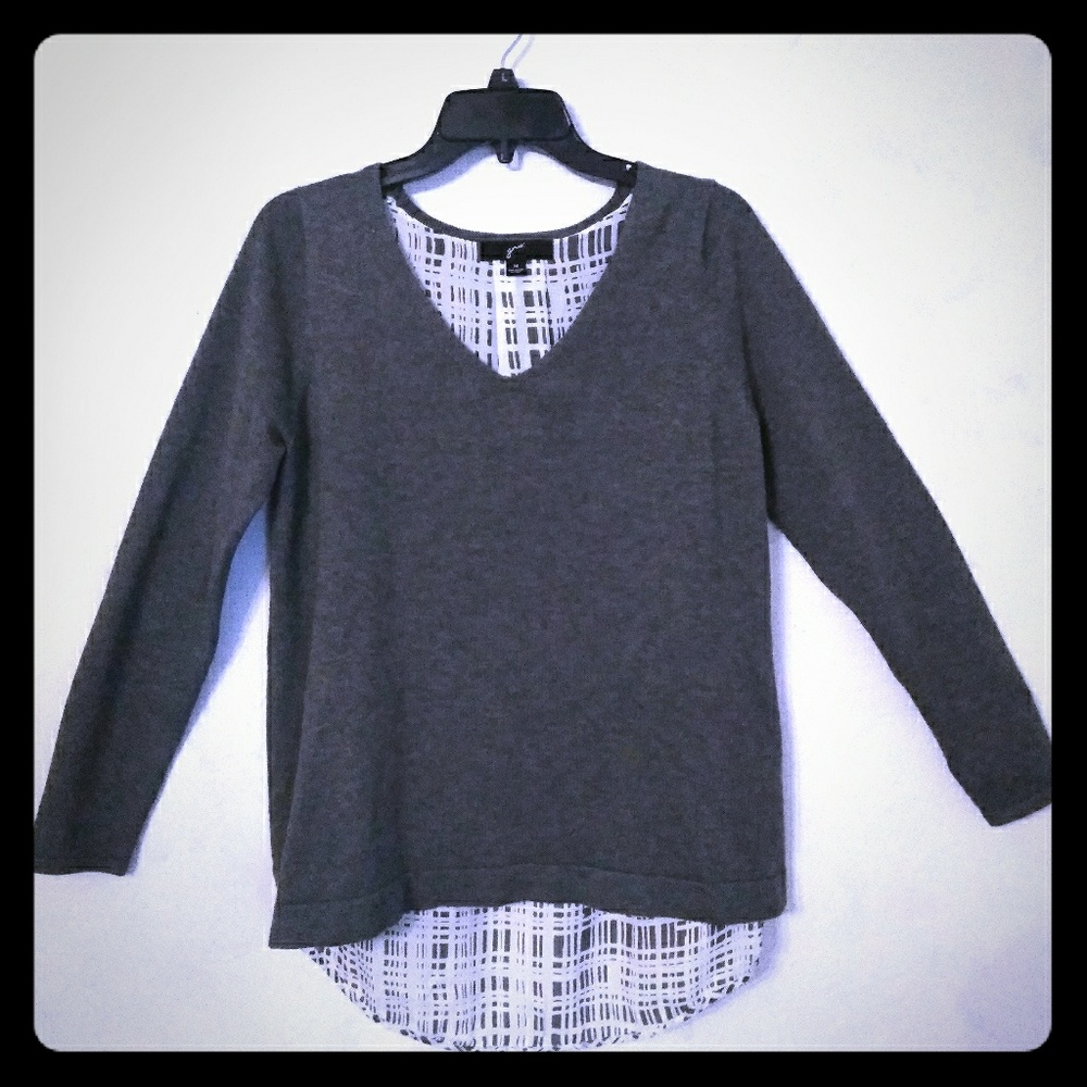 2 layer sweater
